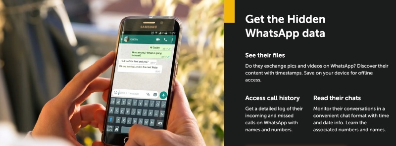 spynger Get the Hidden
WhatsApp data